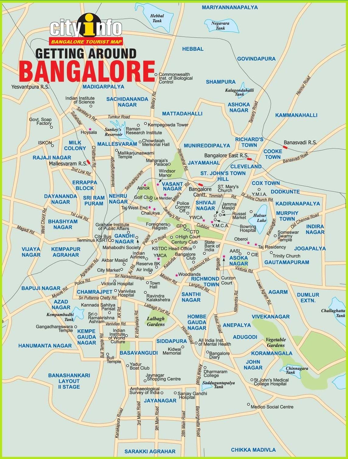 Bangalore į žemėlapį