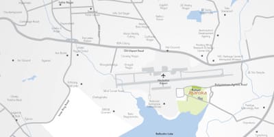 Bellandur žemėlapis Bangalore
