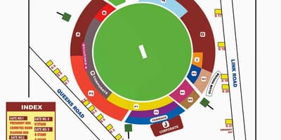 Bangalore chinnaswamy stadionas žemėlapyje