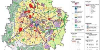 Žemės naudojimo žemėlapis Bangalore